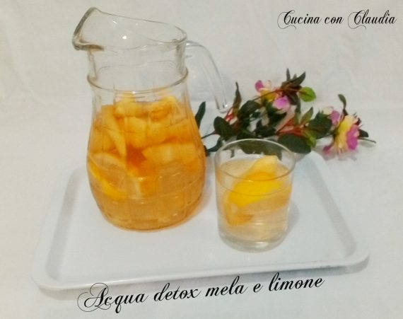 Acqua detox male e limone
