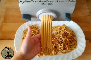 Tagliatelle ai funghi con PastaMaker